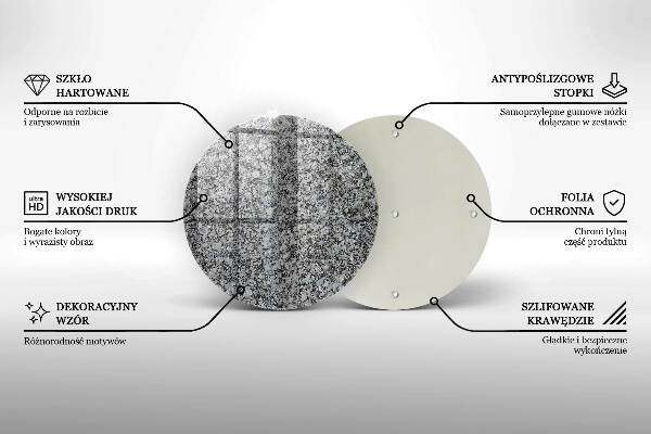 Grafkaars onderzetter Steenstructuur