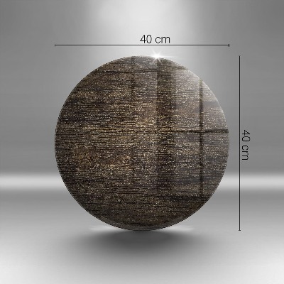 Grafkaars onderzetter Houtstructuur schors