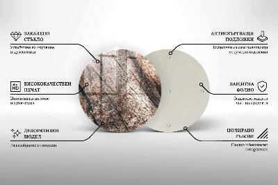 Grafkaars onderzetter Houten constructie