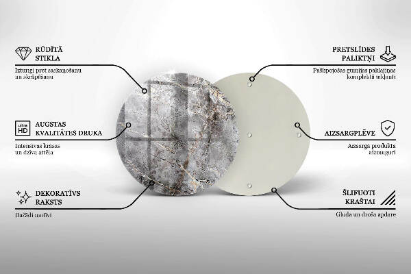 Grafkaars onderzetter Steenstructuur