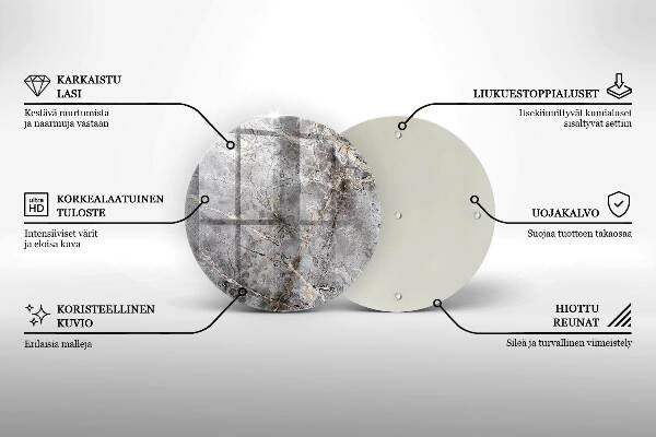 Grafkaars onderzetter Steenstructuur
