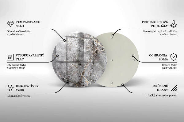 Grafkaars onderzetter Steenstructuur