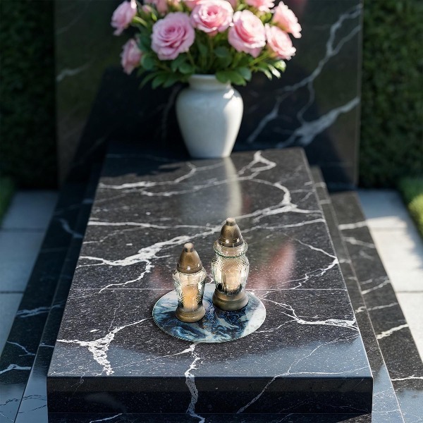 Grafkaars onderzetter Structuur met goud