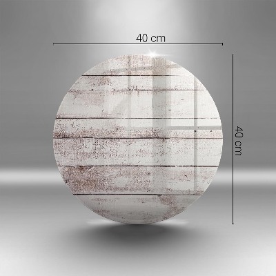 Glasplaat voor grafkaars Oude houten planken