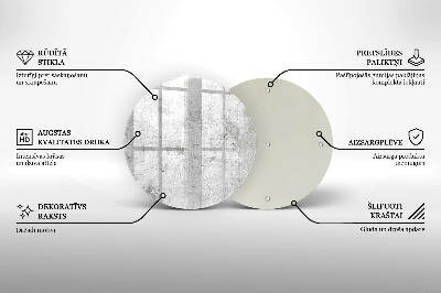 Grafkaars onderzetter Betonstructuur