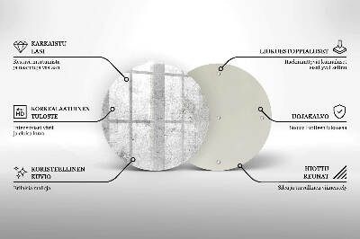 Grafkaars onderzetter Betonstructuur