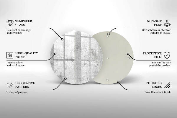 Grafkaars onderzetter Betonstructuur