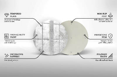 Podstawka na znicz Beton tekstura