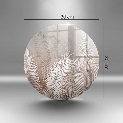 Grafkaars onderzetter Boho-bladeren en -vegetatie