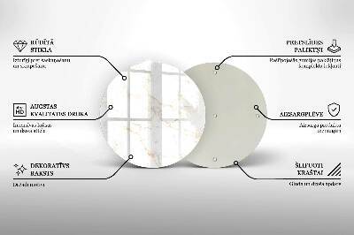 Grafkaars onderzetter Elegante marmeren steen
