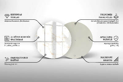Grafkaars onderzetter Elegante marmeren steen