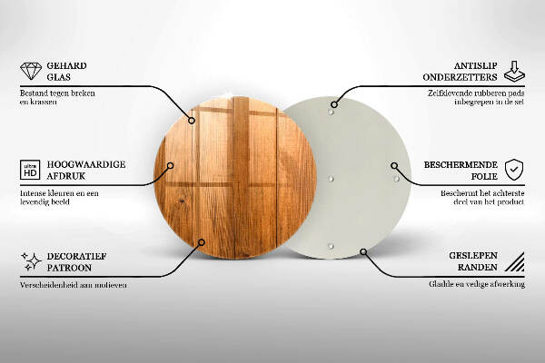 Podkładka pod znicz Drewniane deski