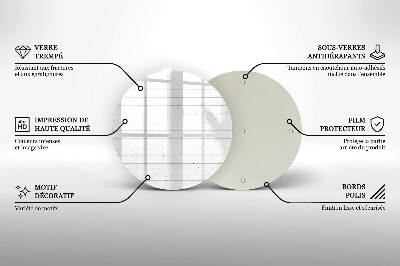 Grafkaars onderzetter Moderne lichtpanelen