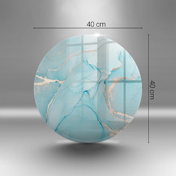 Glasplaat voor grafkaars Abstracte steen