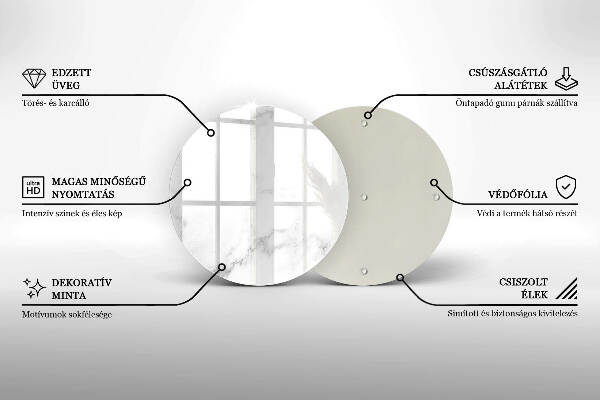 Grafkaars onderzetter Modern marmer