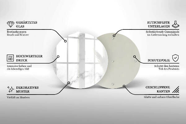 Grafkaars onderzetter Modern marmer