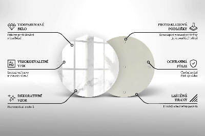 Grafkaars onderzetter Modern marmer