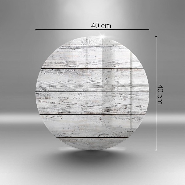 Glasplaat voor grafkaars Lichte houten planken