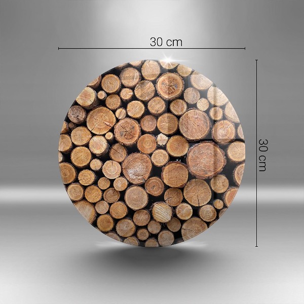 Grafkaars onderzetter Boomstammen