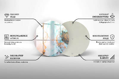 Grafkaars onderzetter Abstract marmer