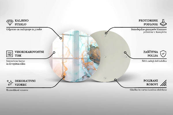 Podstawka pod znicz Abstrakcja marmur