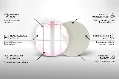 Grafkaars onderzetter Verfijnde rozen op de achtergrond