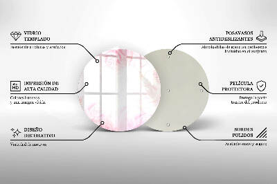 Podstawka pod znicz Tło delikatne róże