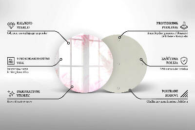 Grafkaars onderzetter Verfijnde rozen op de achtergrond