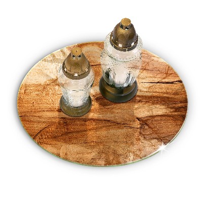 Grafkaars onderzetter Textuur van een houten plank