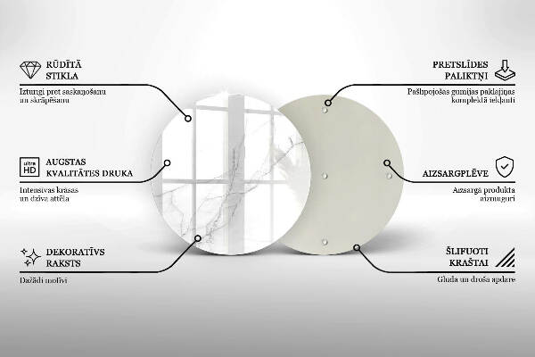 Grafkaars onderzetter Marmeren achtergrond