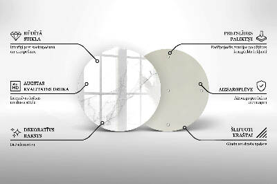 Grafkaars onderzetter Marmeren achtergrond