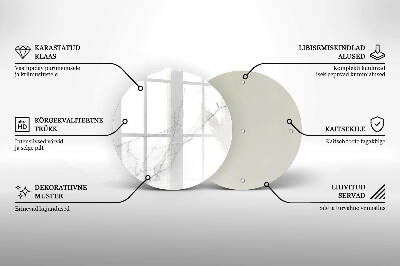 Grafkaars onderzetter Marmeren achtergrond