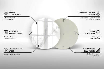 Grafkaars onderzetter Marmeren achtergrond