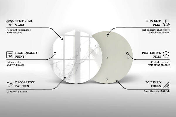 Grafkaars onderzetter Marmeren achtergrond