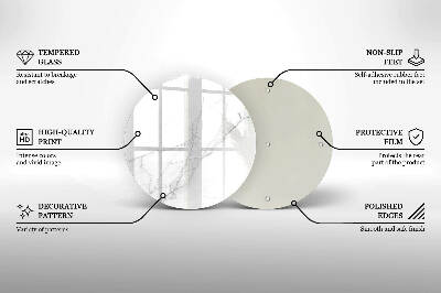 Grafkaars onderzetter Marmeren achtergrond