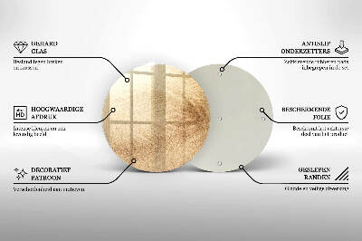 Glasplaat voor grafkaars Zand