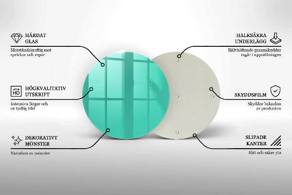 Grafkaars onderzetter Groene kleur