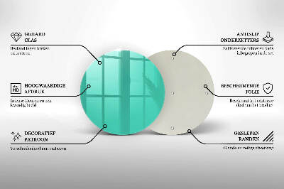 Grafkaars onderzetter Groene kleur