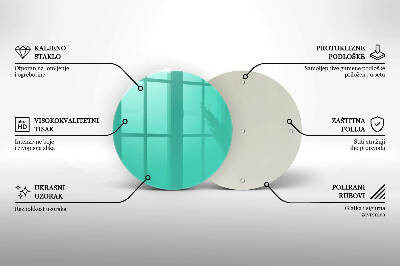 Grafkaars onderzetter Groene kleur