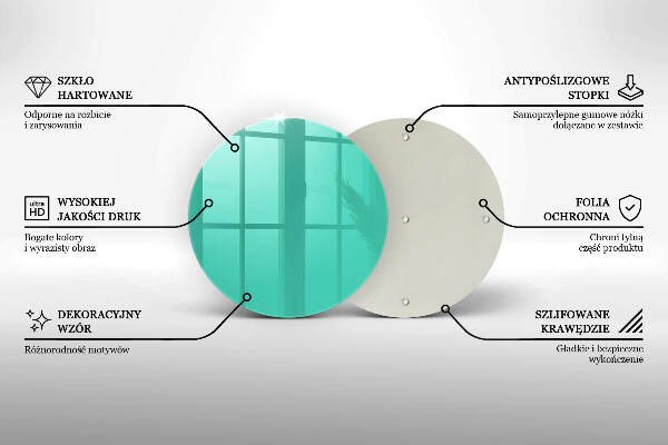 Grafkaars onderzetter Groene kleur