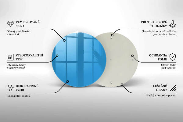 Podkładka pod znicz Kolor niebieski