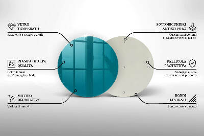 Podstawka na znicz Kolor turkusowy