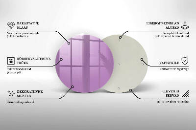 Grafkaars onderzetter Violet