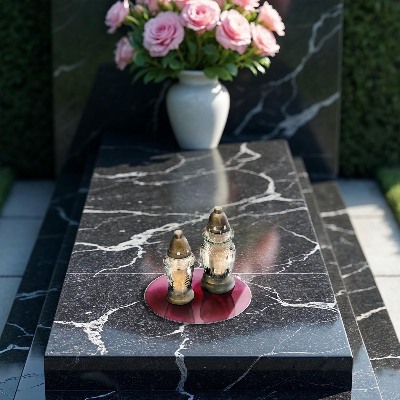 Podstawka na znicz Kolor różowy