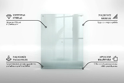 Szklana podstawka pod znicz prostokątna transparentna
