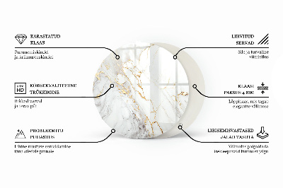 Tafelblad Marmerstructuurpatroon