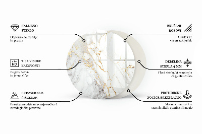 Tafelblad Marmerstructuurpatroon
