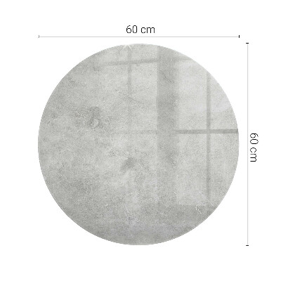 Blat okrągły Tekstura betonowa z rysami
