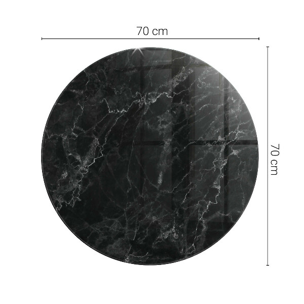 Glas voor tafelblad Marmerpatroon met aderen