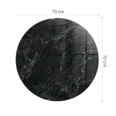 Glas voor tafelblad Marmerpatroon met aderen